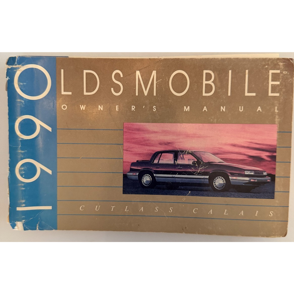 1990 Oldsmobile Cutlass Calais Owner's Manual Cutlass 22545605